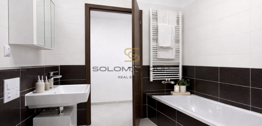 Pronájem NOVÉHO bytu 2+kk/Balkon, 45,8 m² + garážové stání + sklep, Dolní Měcholupy, ulice Honzíkova