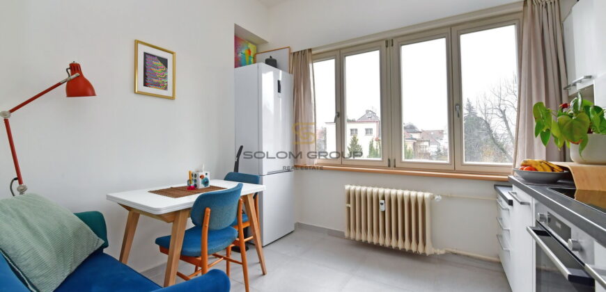 Pronájem bytu 1+1, 36 m², komora v bytě, Vinohrady, po rekonstrukci