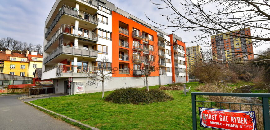 Pronájem bytu 1+kk/Balkon, 35 m², Za Arielem, Michle, novostavba