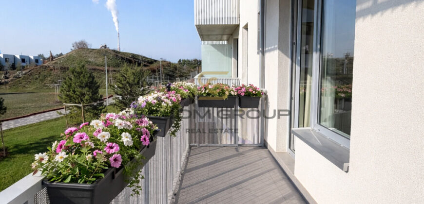 Prodej NOVÉHO bytu 1+kk/Balkon, 47,3 m² + garážové stání, Dolní Měcholupy, ul. Honzíkova