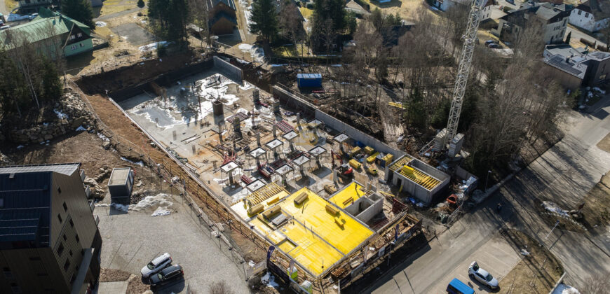 Prodej horského apartmánu 3+kk/Lodžie, 171 m², Harrachov, parkovací stání + sklep, OV, novostavba