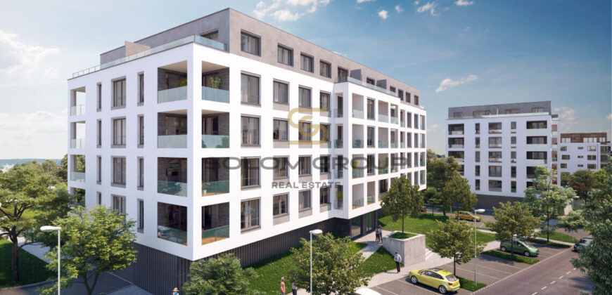 Prodej nového bytu 2+kk/B, 54,9 m², DV, Praha 5 – Hlubočepy, novostavba