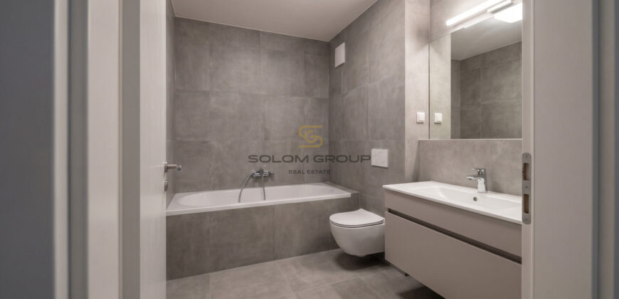 Prodej bytu 2+kk/B, 46 m², OV, GS, Harfa Park – Praha 9, Vysočany, novostavba