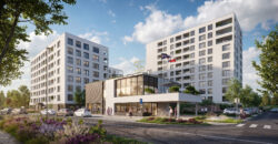 Prodej bytu 2+kk/B, 46 m², OV, GS, Harfa Park – Praha 9, Vysočany, novostavba