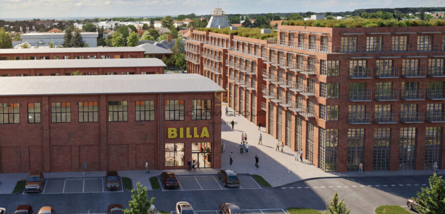 Prodej bytu 1+kk/Balkon, 29,12 m², garážové stání, sklep, DV, Praha – Kbely, novostavba