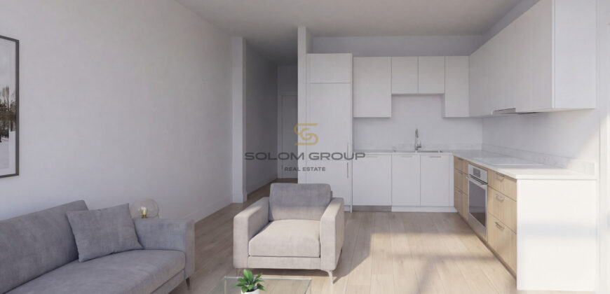 Prodej bytu 1+kk/Balkon, 29,12 m², garážové stání, sklep, DV, Praha – Kbely, novostavba