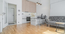 Pronájem 1kk, 30 m2, Praha 5 – Smíchov, Grafická, novostavba, zařízeno