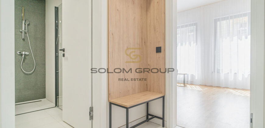 Pronájem 1kk, 30 m2, Praha 5 – Smíchov, Grafická, novostavba, zařízeno