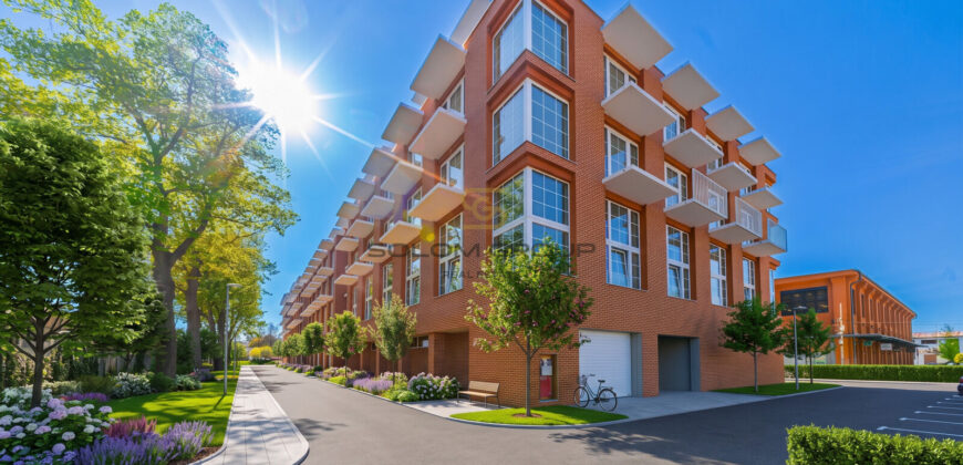 Prodej bytu 1+kk/Balkon, 29,12 m², garážové stání, sklep, DV, Praha – Kbely, novostavba