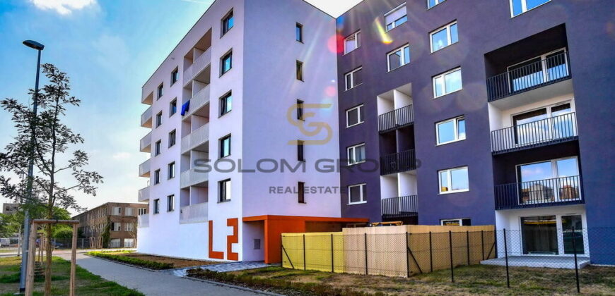 Pronájem bytu 2+kk/Lodžie, 63 m², parkovací stání, komora v bytě, Vysočany, novostavba