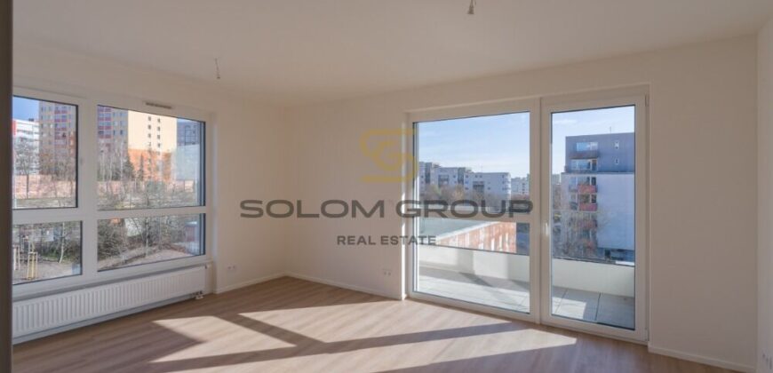 Prodej bytu 2+kk/B, 55,3 m², DV, Praha 14 – Černý Most ulice Arnošta Valenty, Novostavba