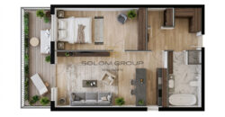 Prodej nového bytu 2+kk/B, 54,9 m², DV, Praha 5 – Hlubočepy, novostavba