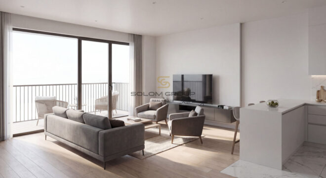 Prodej bytu 2+kk/2xBalkon, 60,14 m², garážové stání, sklep, DV, Praha – Kbely, novostavba